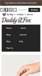 Mobile Screenshot of daddyandfox.com